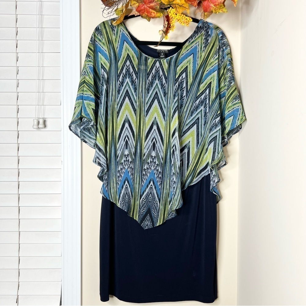 ENFOCUS Chiffon Casual Mini Dress